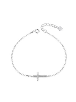 Agato Bellissimo braccialetto in argento Cross AGB763/21 donna
