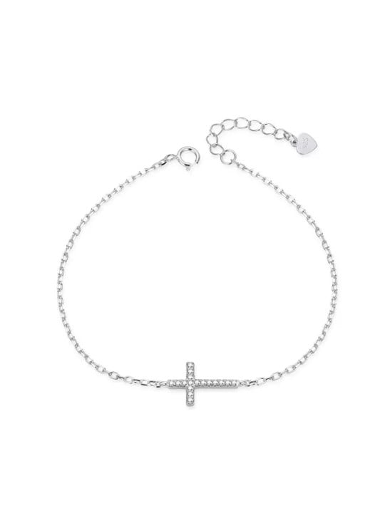 Agato Bellissimo braccialetto in argento Cross AGB763/21 donna