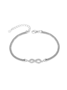 Agato Elegante bracciale in argento Infinity AGB770/21 donna