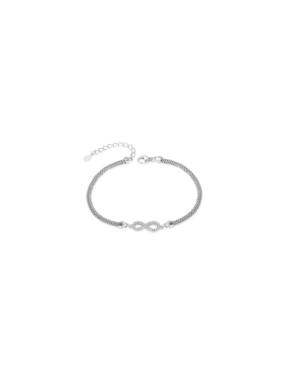 Agato Elegante bracciale in argento Infinity AGB770/21 donna