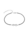 Agato Elegante bracciale in argento Infinity AGB770/21 donna