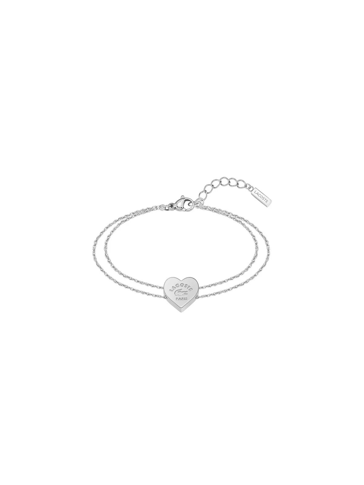 Lacoste Bracciale romantico in acciaio Cuore 2040396 donna
