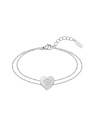 Lacoste Bracciale romantico in acciaio Cuore 2040396 donna