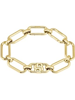 Hugo Boss Elegante bracciale placcato oro Double B 1580628 donna