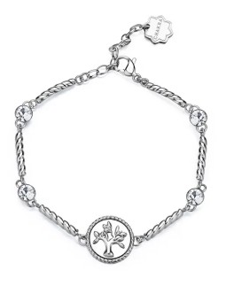 Brosway Bracciale da donna in acciaio con cristalli Albero della vita Chakra BHKB156 donna