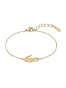 Lacoste Bracciale placcato oro da donna coccodrillo 2040048 donna