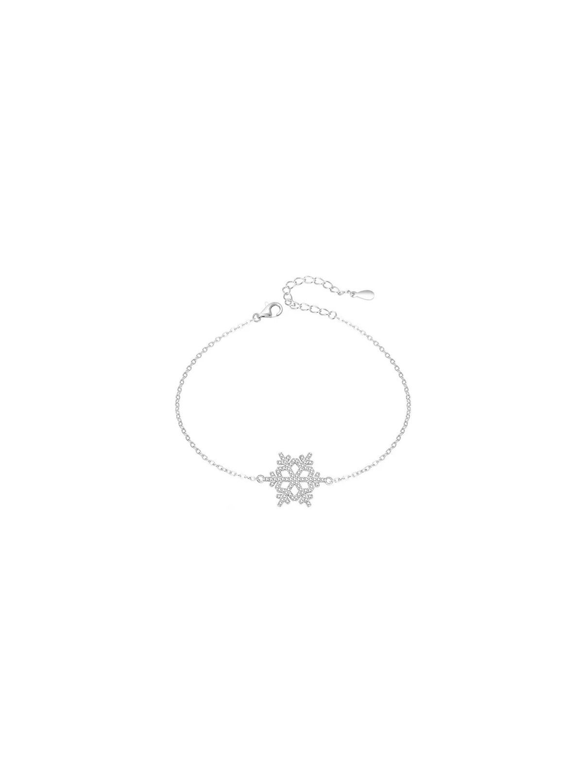 Agato Bracciale in argento Fiocco di neve AGT-B001W donna