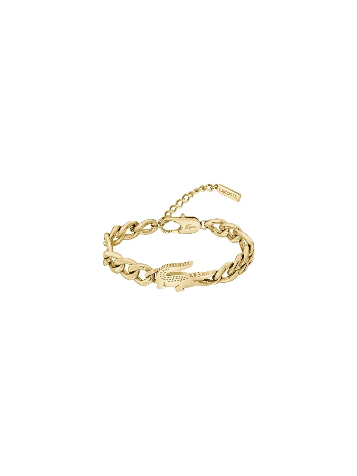 Lacoste Bracciale da donna placcato oro Coccodrillo 2040374 donna