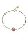Guess Delicato bracciale placcato oro con zirconi M`ama Non M`ama JUBB04668JWYGFC - Lunghezza: 21 cm donna