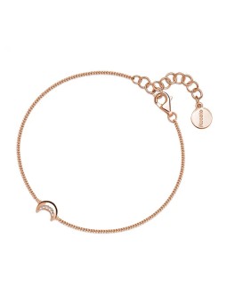 Bracciale Rosato in bronzo Luna con zirconi Allegro RZAL050 donna