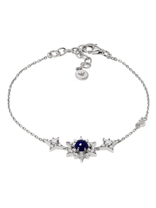 Emporio Armani Bracciale in argento scintillante con zirconi cubici EG3601040 donna