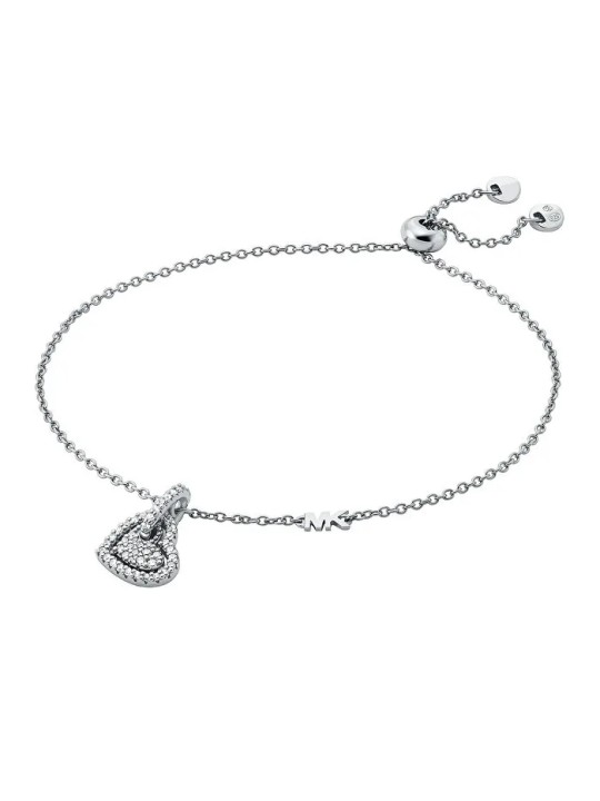 Michael Kors Bracciale delicato in argento con zirconi Love Kors MKC1748CZ040 donna
