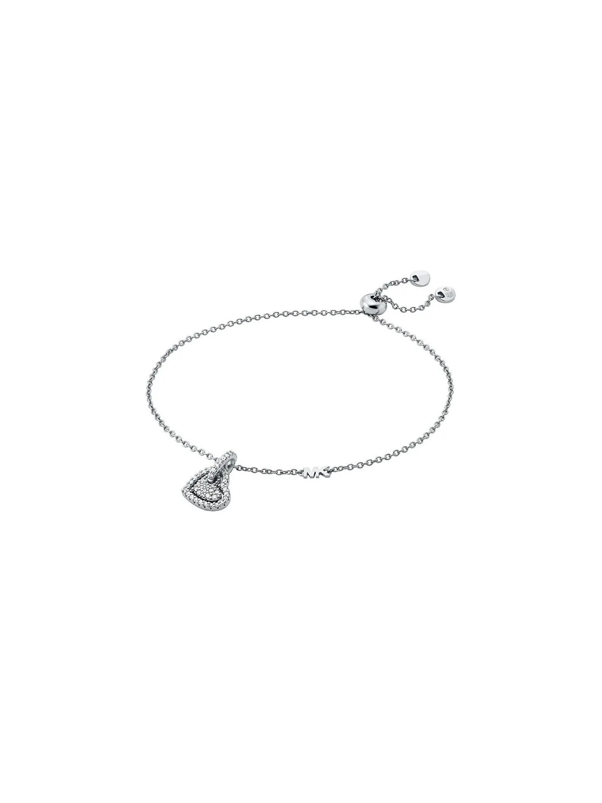 Michael Kors Bracciale delicato in argento con zirconi Love Kors MKC1748CZ040 donna