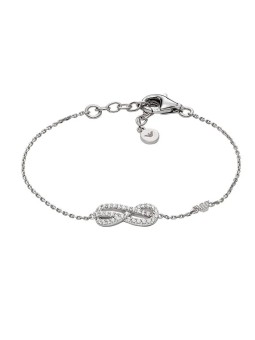 Emporio Armani Bracciale Infinity in argento con zirconi cubici EG3598040 donna