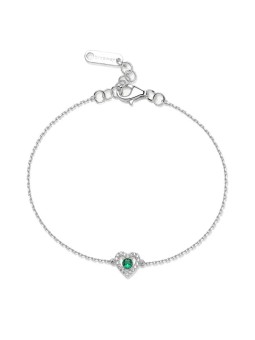 Brosway Bracciale in argento Cuore con zirconi Life Green Fancy FLG126 donna