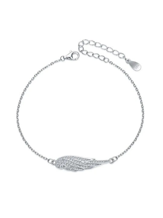 MOISS Delicato bracciale in argento con ala d'angelo B0000903 donna
