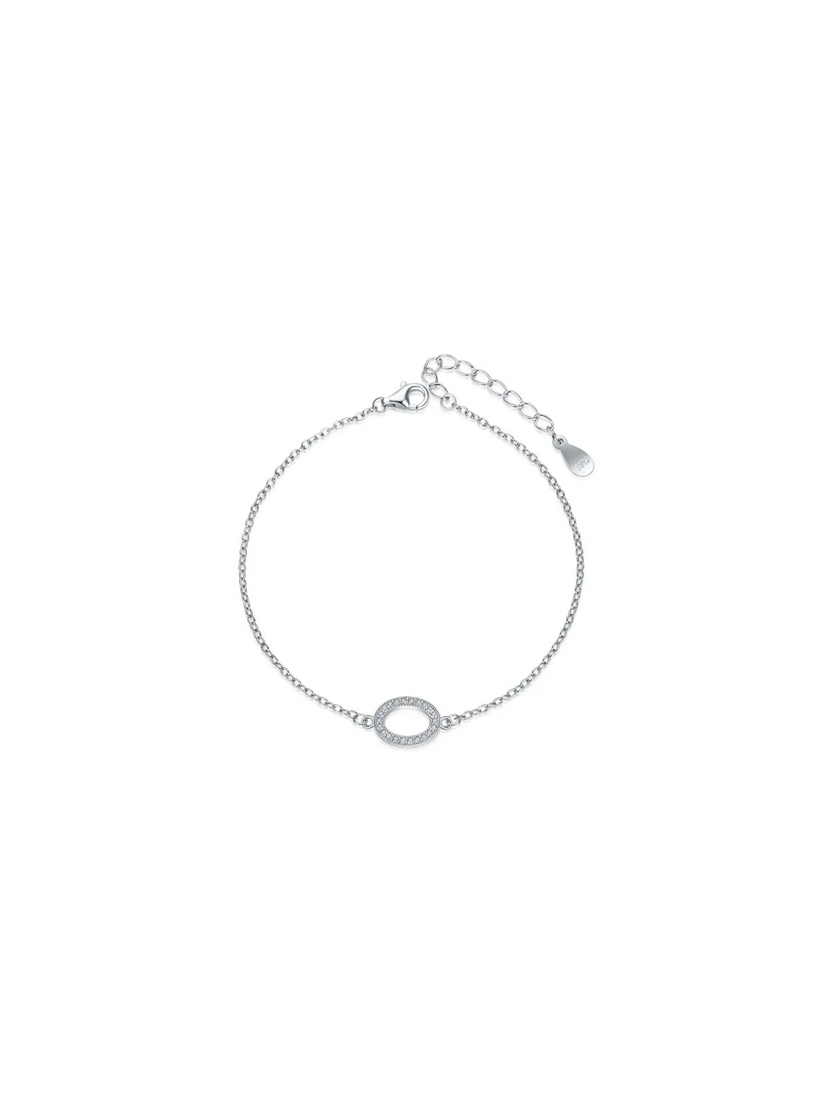 MOISS Delicato bracciale in argento con decoro ovale B0000523 donna
