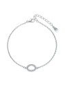 MOISS Delicato bracciale in argento con decoro ovale B0000523 donna