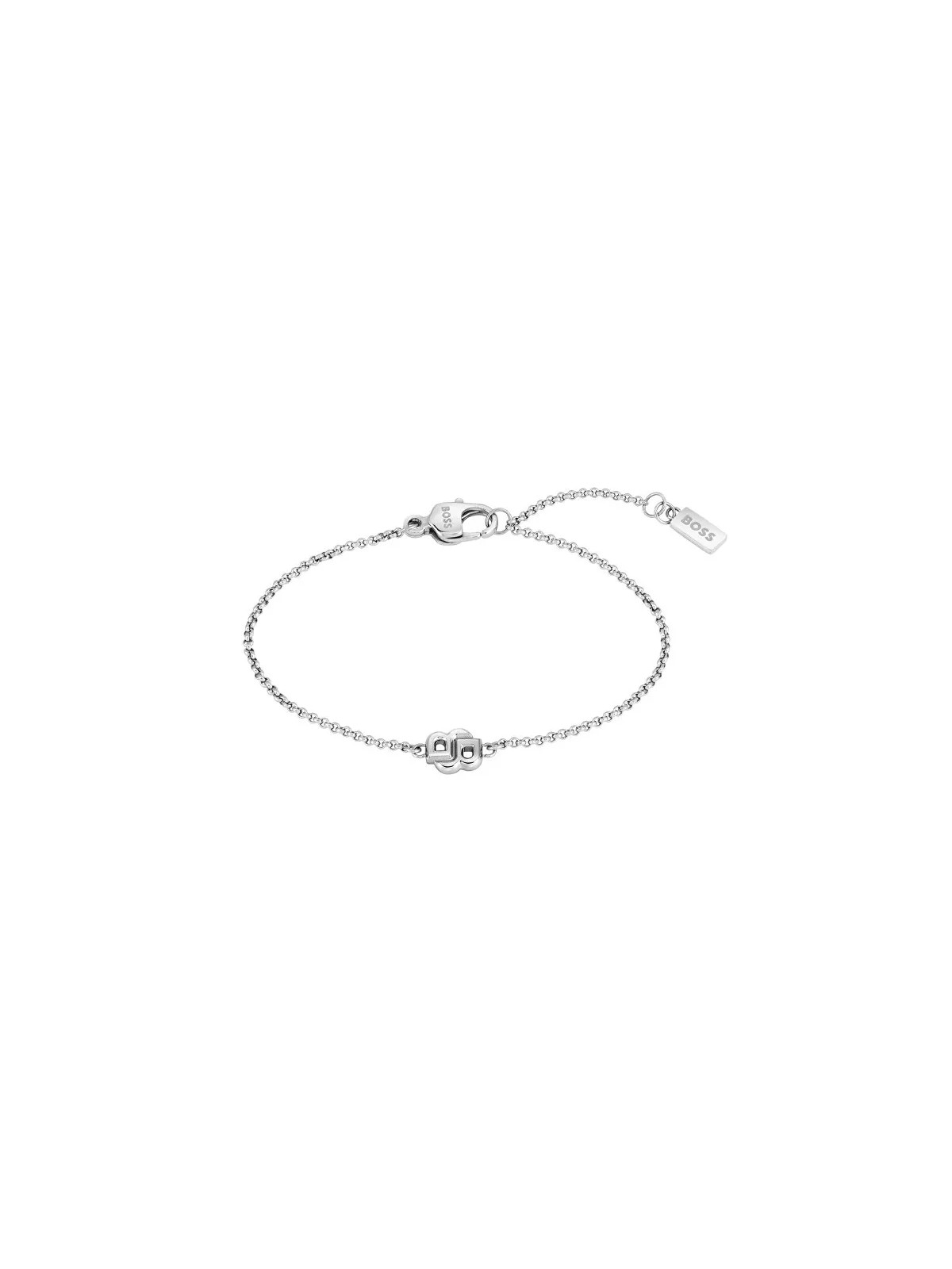 Hugo Boss Bracciale elegante in acciaio da donna Double B 1580748 donna