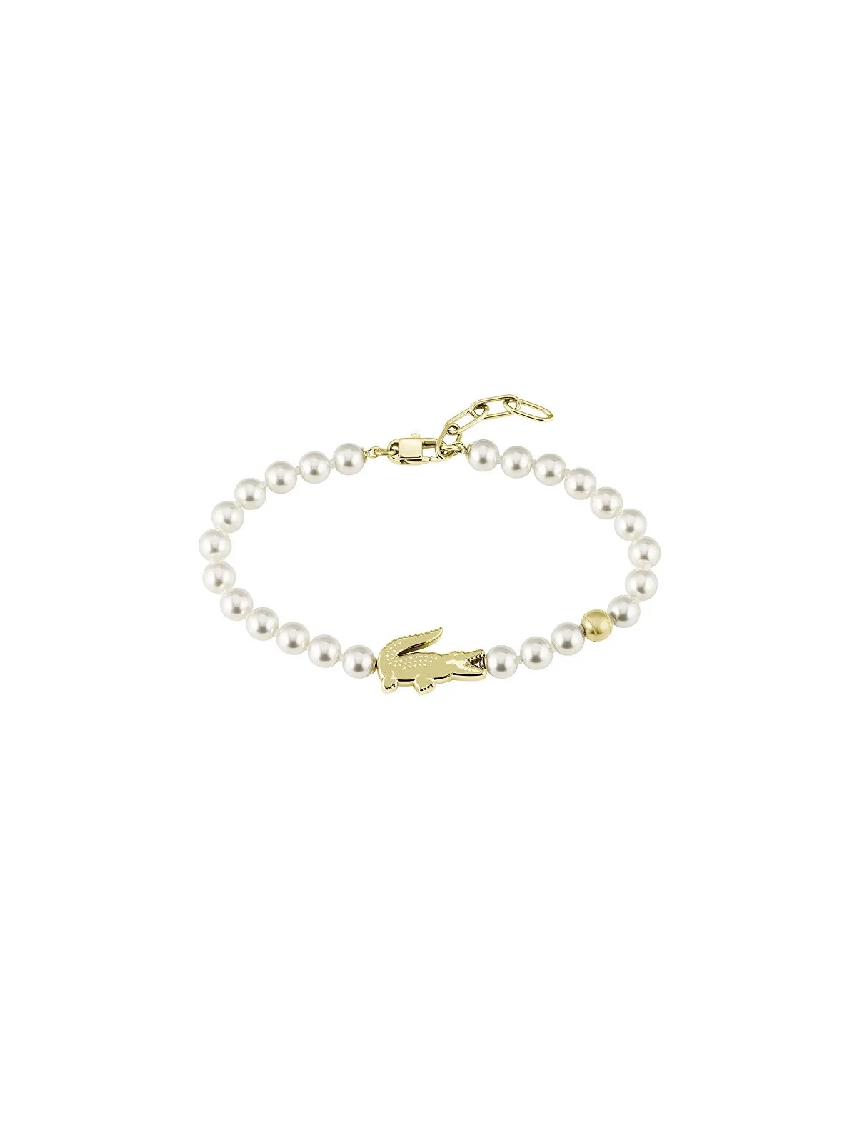 Lacoste Bracciale di perle da donna Matchpoint 204043 - Lunghezza: 21.5 cm donna