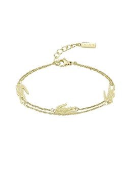 Lacoste Bracciale doppio placcato oro da donna 2040470 donna
