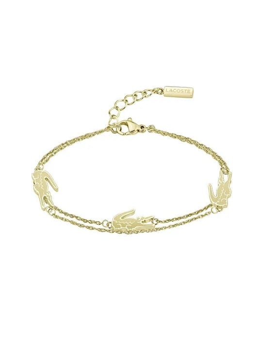 Lacoste Bracciale doppio placcato oro da donna 2040470 donna