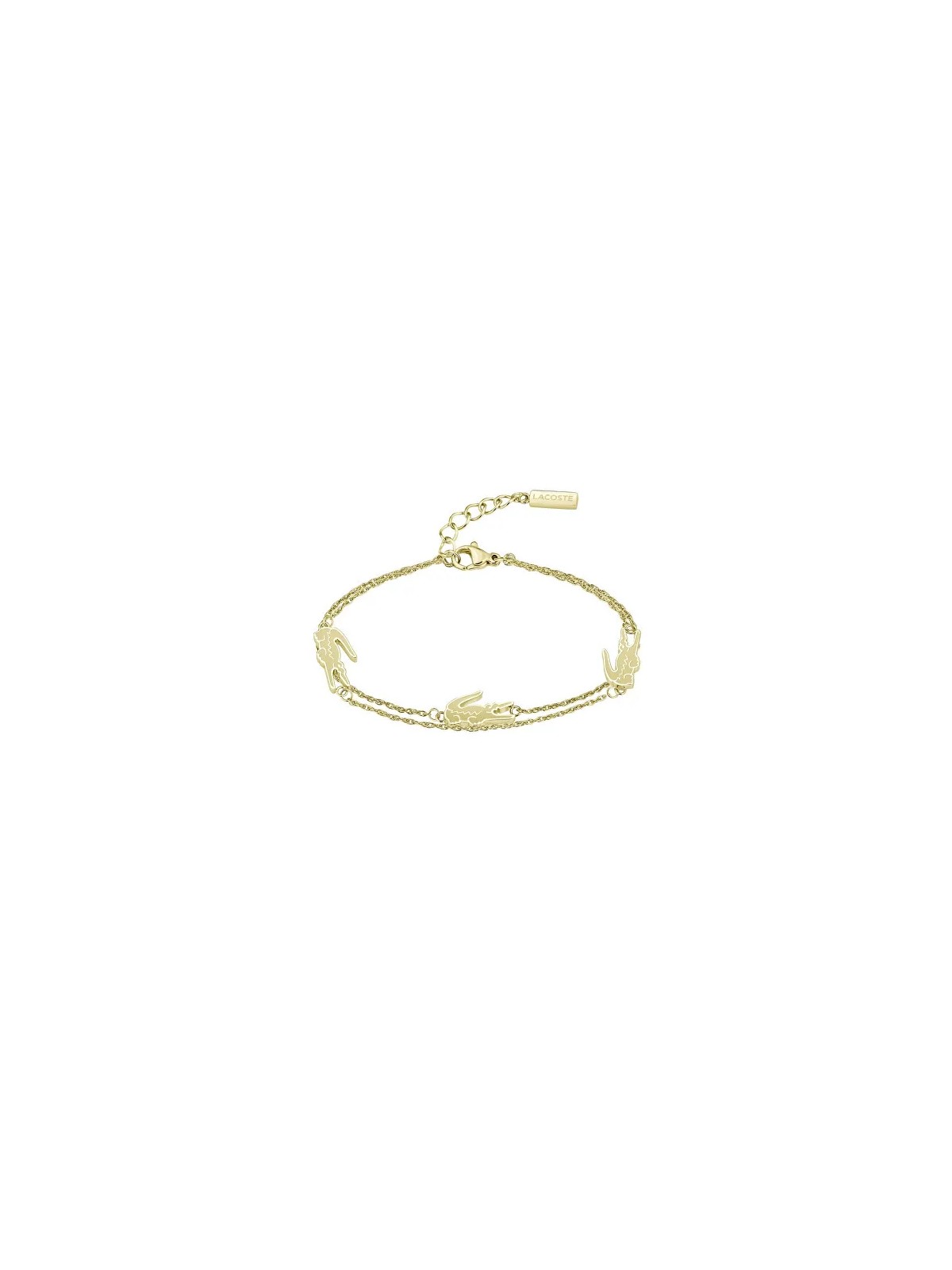 Lacoste Bracciale doppio placcato oro da donna 2040470 donna