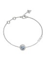 Guess Delicato bracciale in acciaio con zirconi M`ama Non M`ama JUBB04668JWRHLS - Lunghezza: 21 cm donna