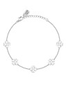 La Petite Story Bracciale in acciaio con quadrifogli Amicizia LPS05ARR106 donna