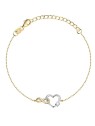 La Petite Story Bellissimo bracciale bicolore Infinito e Cuore Argento LPS05AWV77 donna