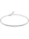 La Petite Story Bracciale tennis in argento con cuore trasparente LPS05AWV43 donna