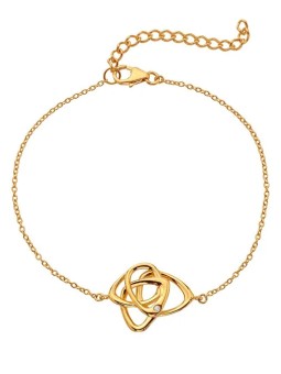 Hot Diamonds Bracciale placcato oro con diamante autentico Golden Edit Hope DL708 donna