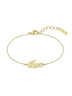 Lacoste Bracciale placcato oro da donna coccodrillo 2040047 donna