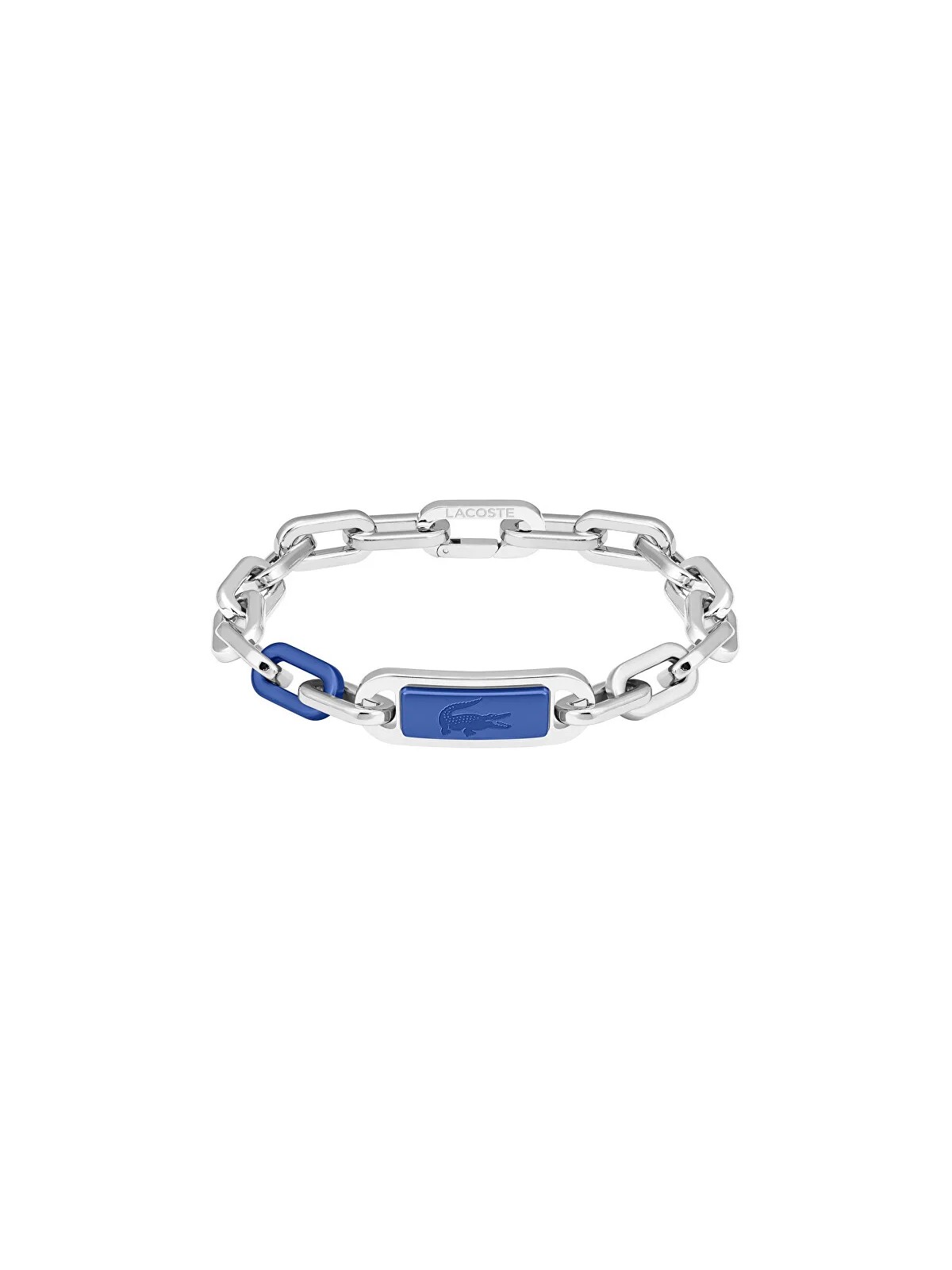 Lacoste Bracciale in acciaio moda per uomo Crew 2040368 donna