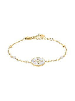 Pierre Lannier Bracciale da donna placcato oro con madreperla Tallia BJ24A1201 donna