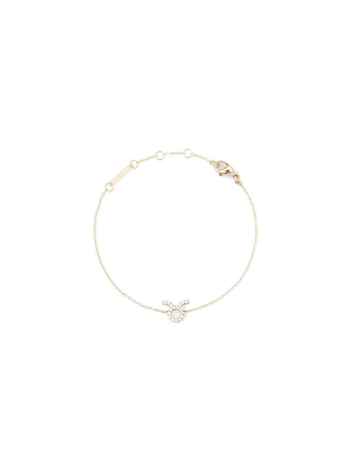 Daniel Wellington Bracciale a catena placcato oro con cristallo zodiacale del Toro DW00400908 donna