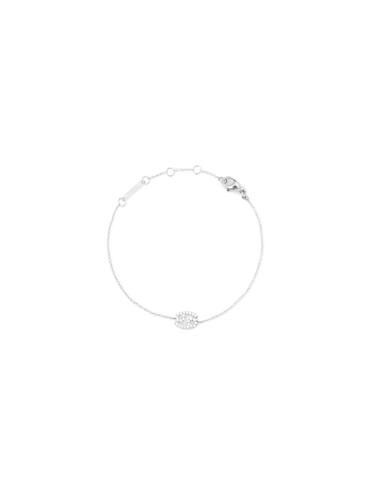 Daniel Wellington Bracciale in acciaio con catena Cancro Cristallo Zodiaco DW00400934 donna