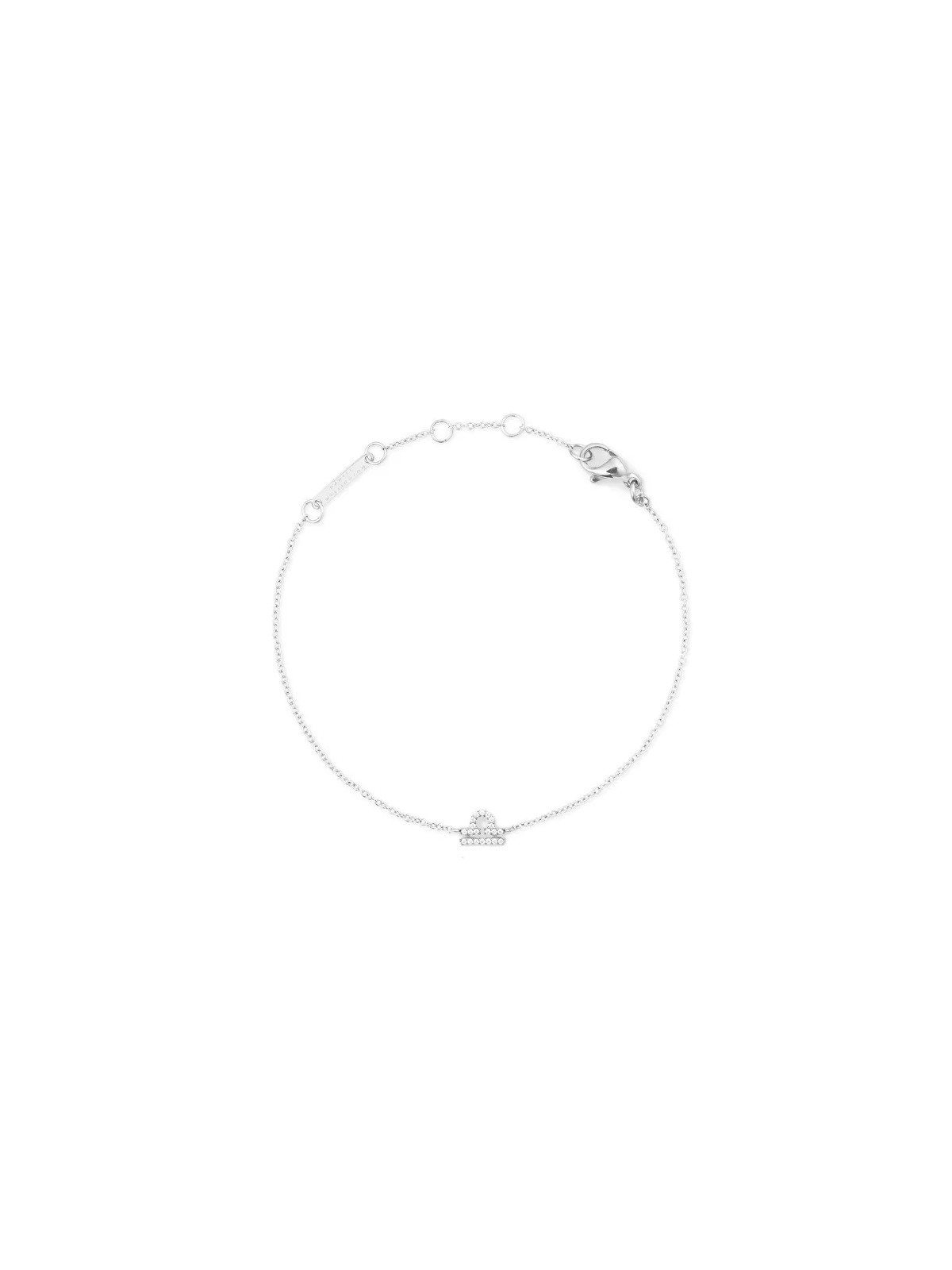 Daniel Wellington Bracciale in acciaio con catena Bilancia Cristallo Zodiaco DW00400937 donna