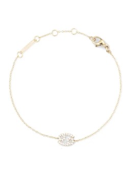 Daniel Wellington Bracciale a catena placcato oro Cancro Cristallo Zodiaco DW00400910 donna