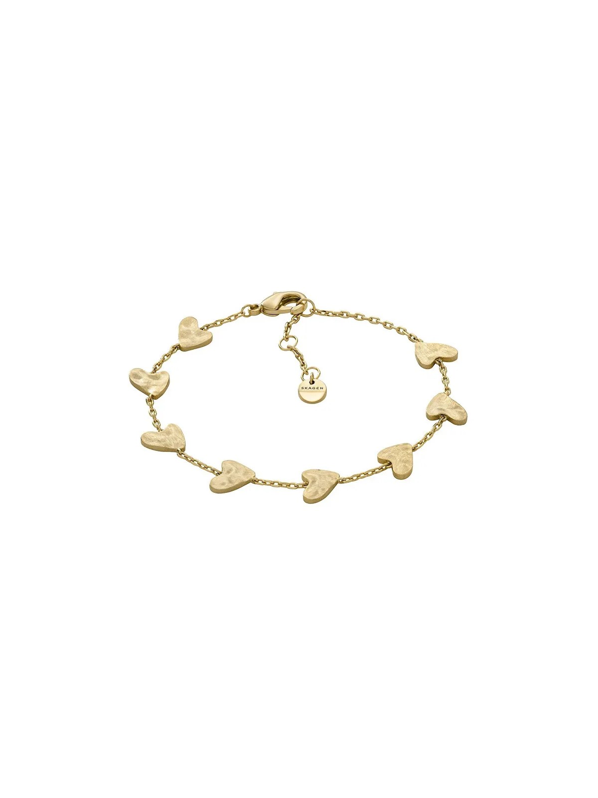 Skagen Bracciale a cuore placcato oro Anja Hearts SKJ5010710 donna