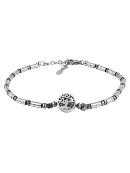 Troli Bracciale in acciaio con l'albero della vita VBD400S unisex