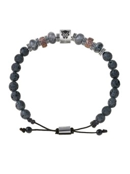 Disney Bracciale moda con perline Black Panther Marvel B600617TL.CS uomo
