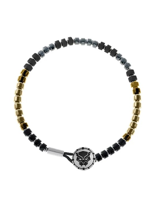 Disney Bracciale con perline Marvel Black Panther B600631QML-8.CS uomo
