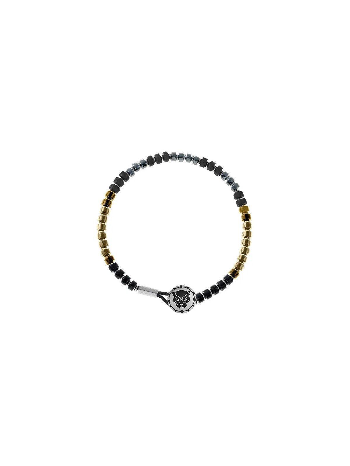 Disney Bracciale con perline Marvel Black Panther B600631QML-8.CS uomo