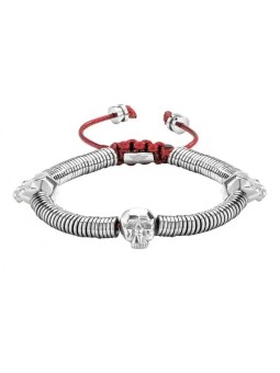 Police Elegante bracciale da uomo con perline in acciaio PJ26553BSS.03 uomo