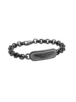 Mensola Bracciale uomo in acciaio nero PJ26401BSULGR - Lunghezza: 19 cm uomo