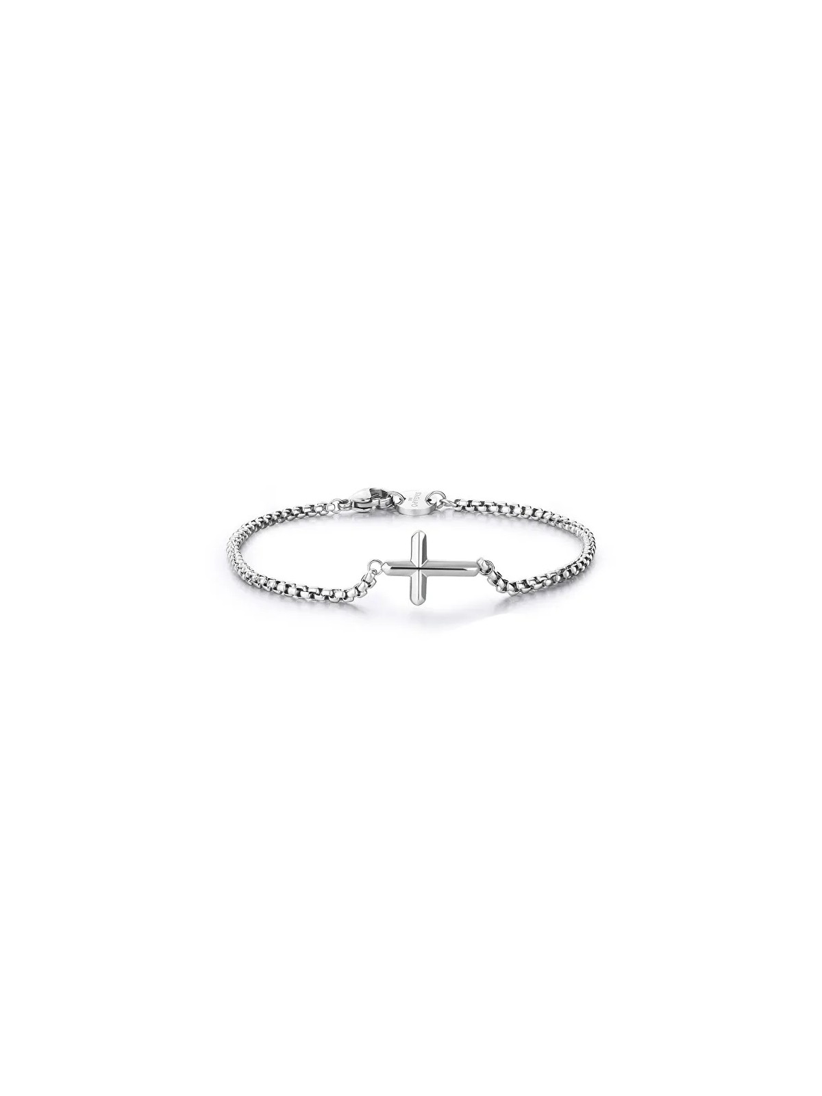 S'Agapõ Bracciale da uomo elegante Cross Rogue SRG12 uomo