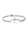 S'Agapõ Bracciale da uomo elegante Cross Rogue SRG12 uomo