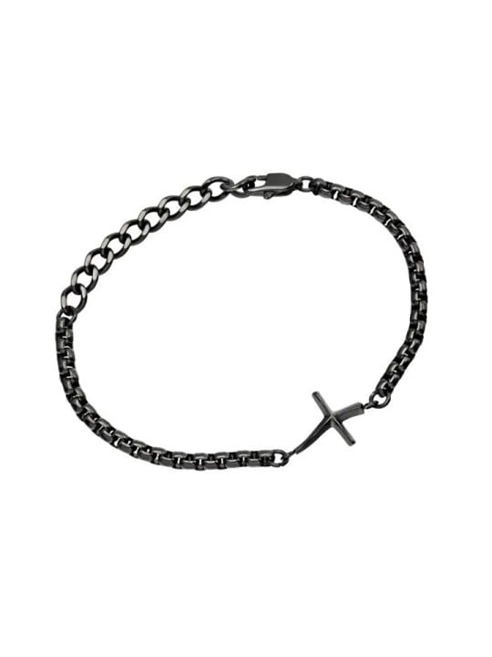 BREIL Bracciale a catena con croce per uomo BX TJ3641 uomo