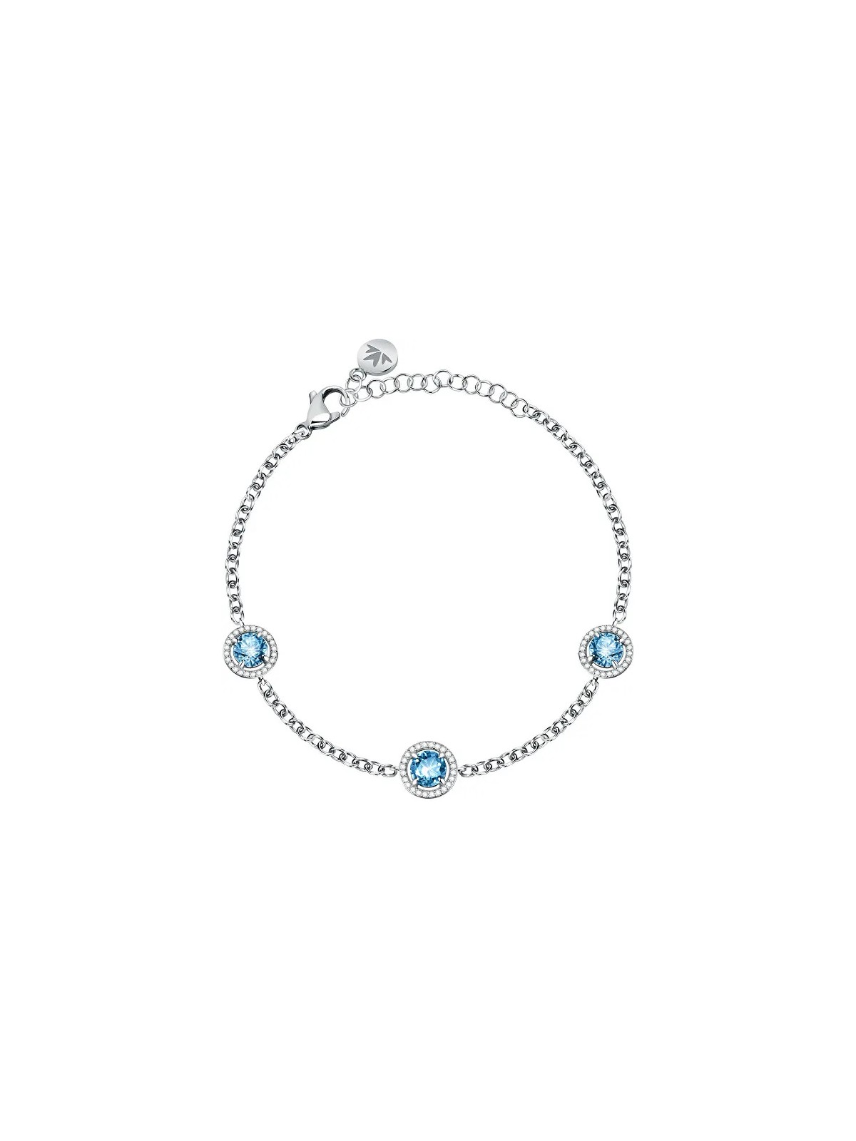 Morellato Bracciale in argento scintillante con cristilla Tesori SAIW96 donna